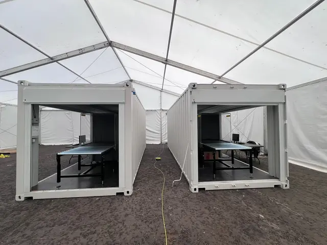 Containerised X-ray checkpoint built by RedteQ
