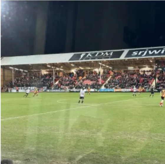 Matchday at East End Park, home of Dunfermline Athletic FC