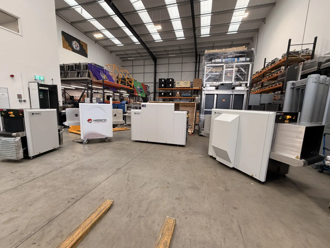 The RedteQ Hampshire facility floor lined with Hissco X-ray systems