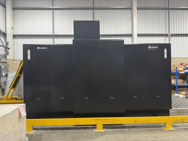 Hissco HS 1818 DV cargo X-ray cabinets positioned at the second site