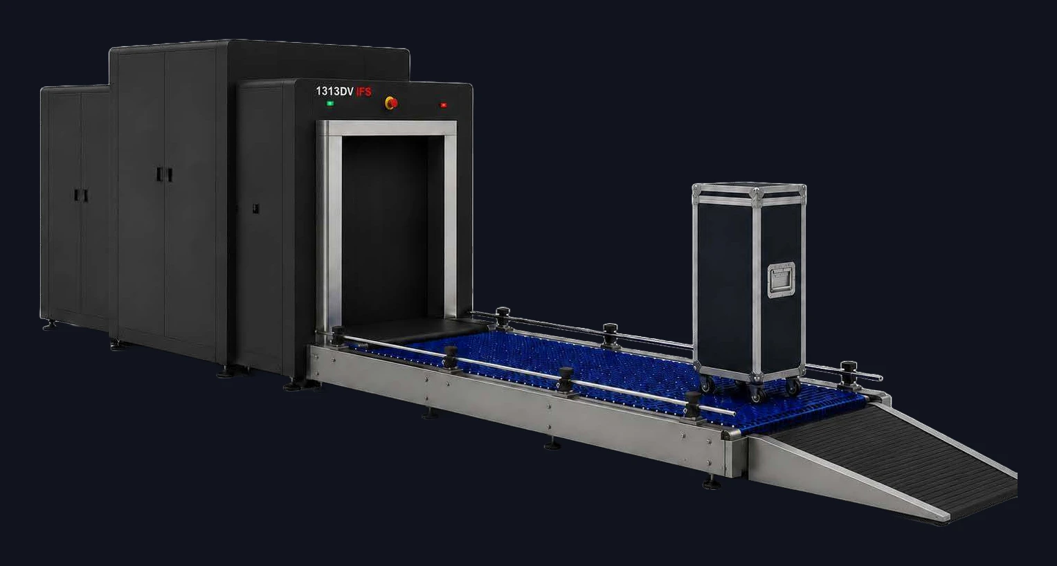 Hissco HS 1313 DV IFS in-flight services trolley X-ray