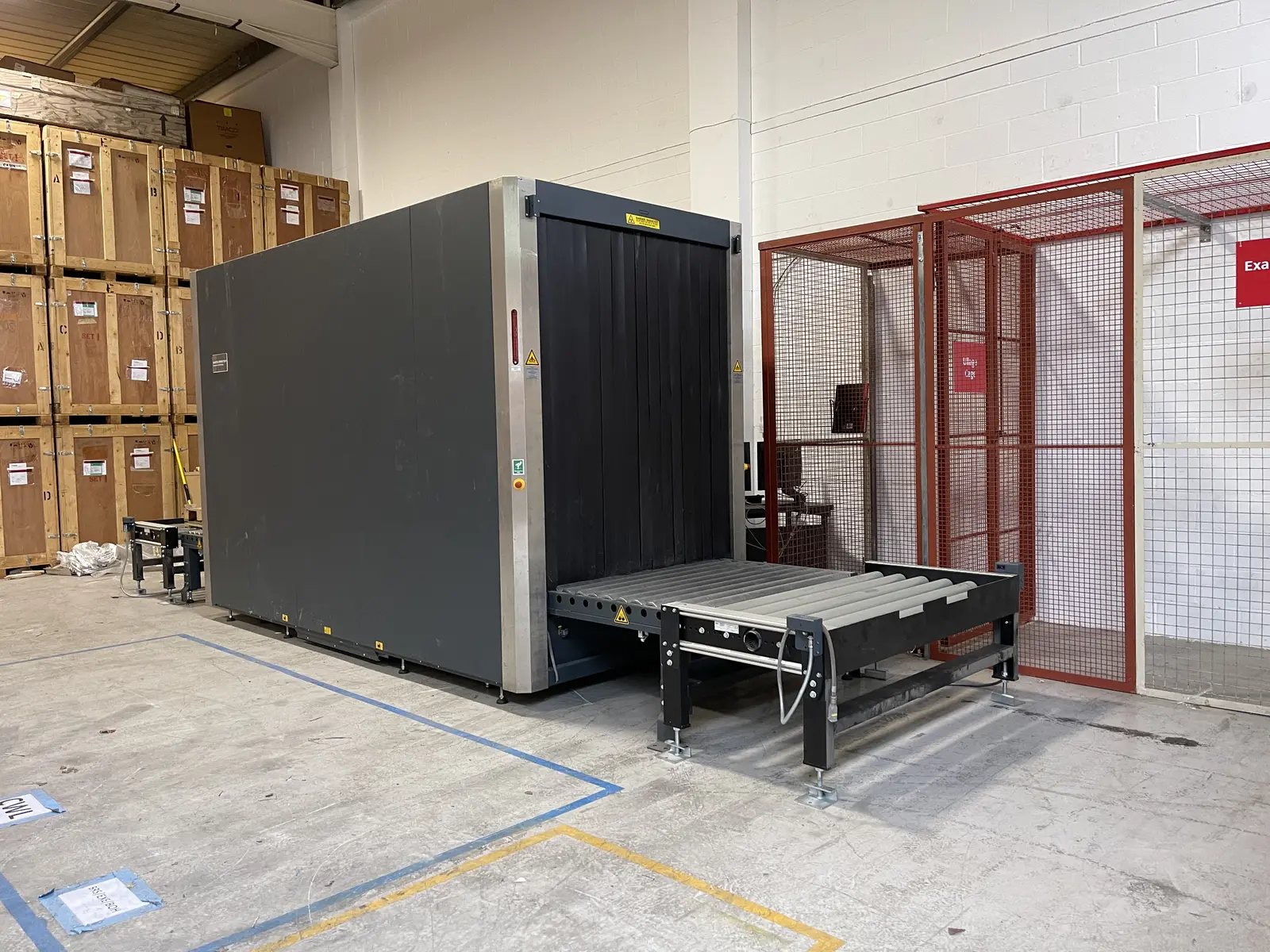 Refurbished aviation screening equipment prepared in the RedteQ workshop