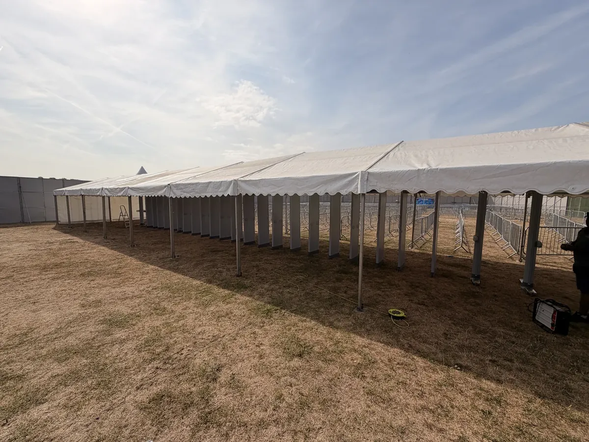 Walk-through metal detectors hired for a UK music event